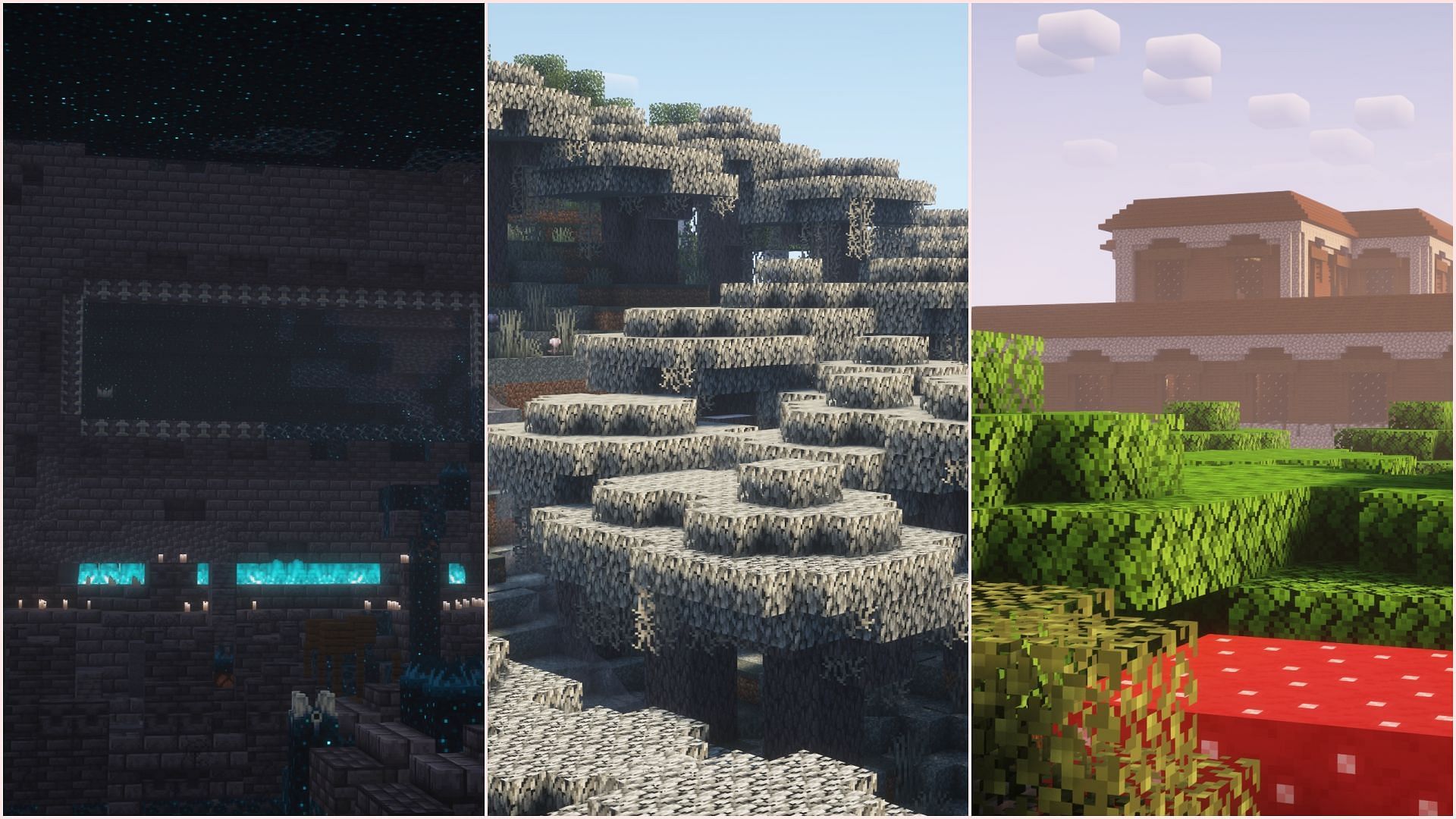 There are loads of new features to explore in the Overworld itself (Image via Sportskeeda Gaming || Mojang Studios)